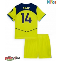 Camiseta Tottenham Hotspur Archie Gray #14 Tercera Equipación para niños 2025-26 manga corta (+ pantalones cortos)